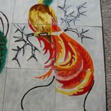 Metal and ceramic table