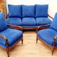 Living room sofa three places and two armchairs