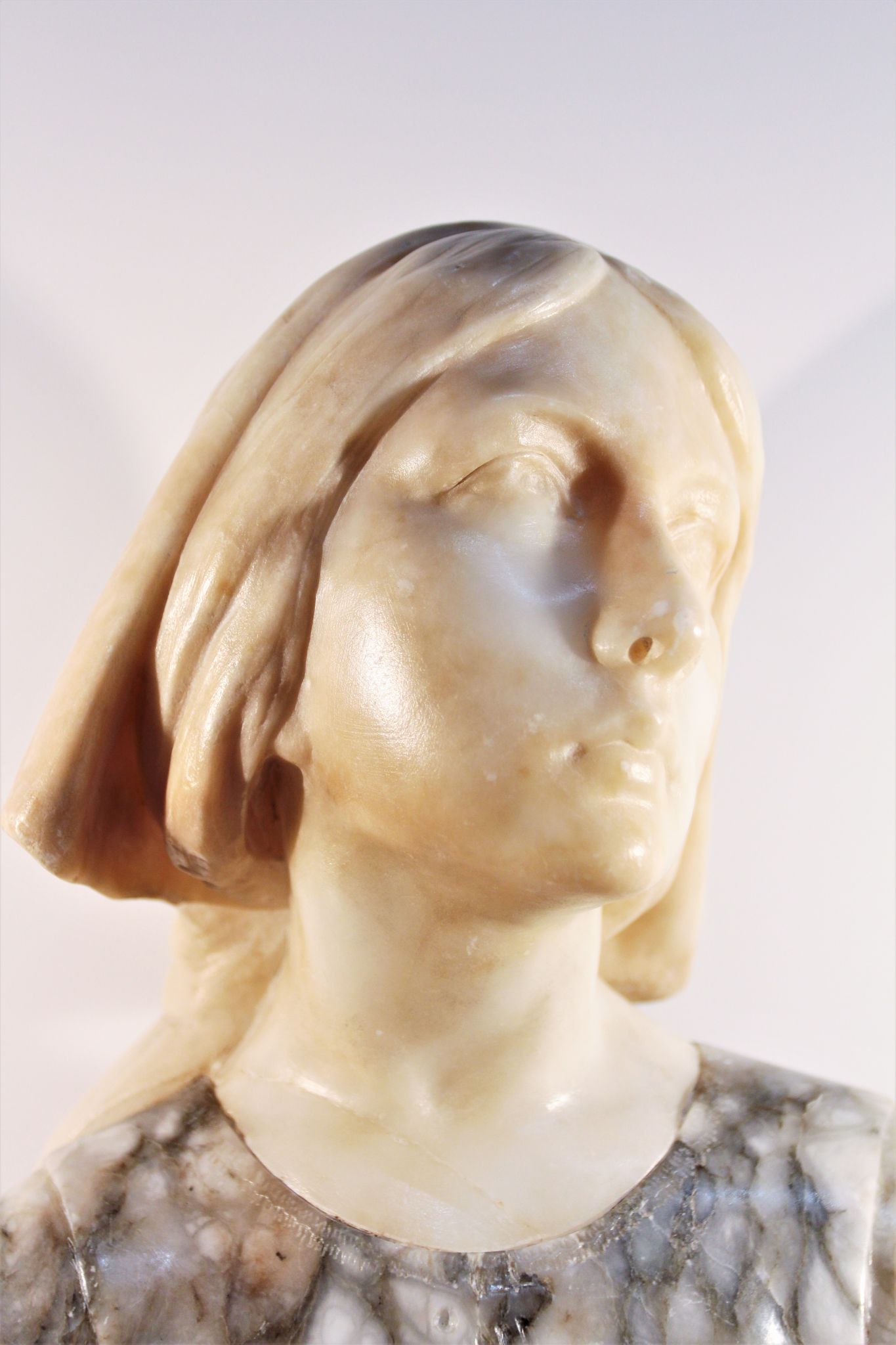 Bust of Joan of Arc by Guglielmo Pugi (1850-1915), c. 1900