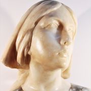 Bust of Joan of Arc by Guglielmo Pugi (1850-1915), c. 1900