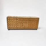 Beautiful Vintage Bamboo Sideboard in Gabriella Crespi style, Italy Circa 1970