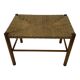 Vintage Stool Danish Papercord Rope Stool Mid Century Ottoman