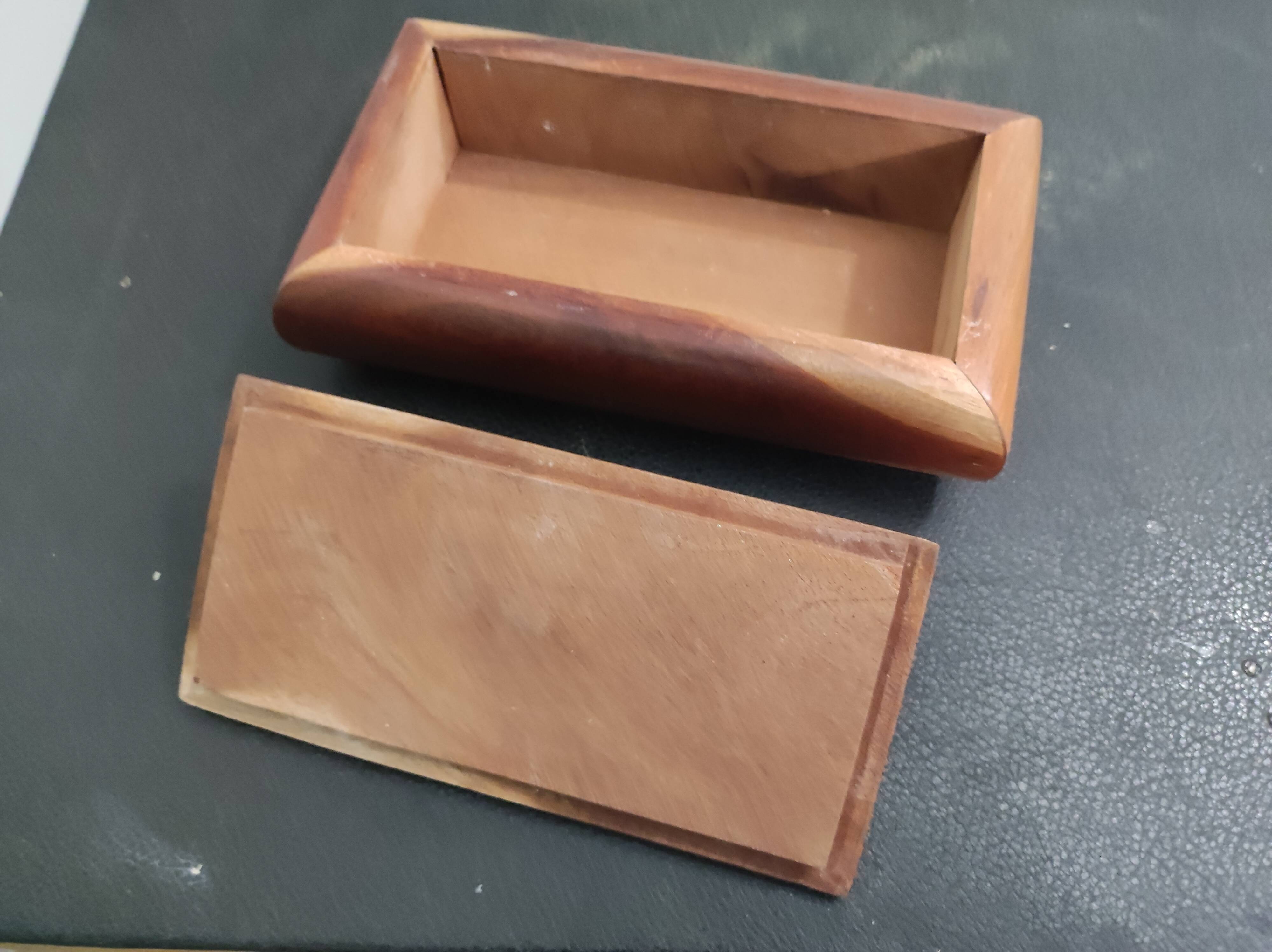 Wooden snuff box pen case