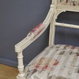 Louis XVI style lounge with benches and armchairs – 2nd part of the 20th century