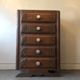 Art Deco rag chest of drawers