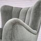 1960s, Danish highback relax chair, furniture velour, ash wood.