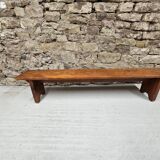 solid pine bench nursery school 1970 vintage