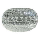 Small glass candy box Cristal d'Arques France