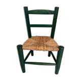 Vintage green painted children's chair