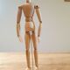 Mannequin articulé en bois vintage