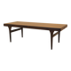 CFC Silkeborg rosewood coffee table with pull-out top, 1960s