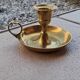 Bougeoir rond laiton vintage
