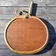 Rattan apple mirror 32 x 38 cm