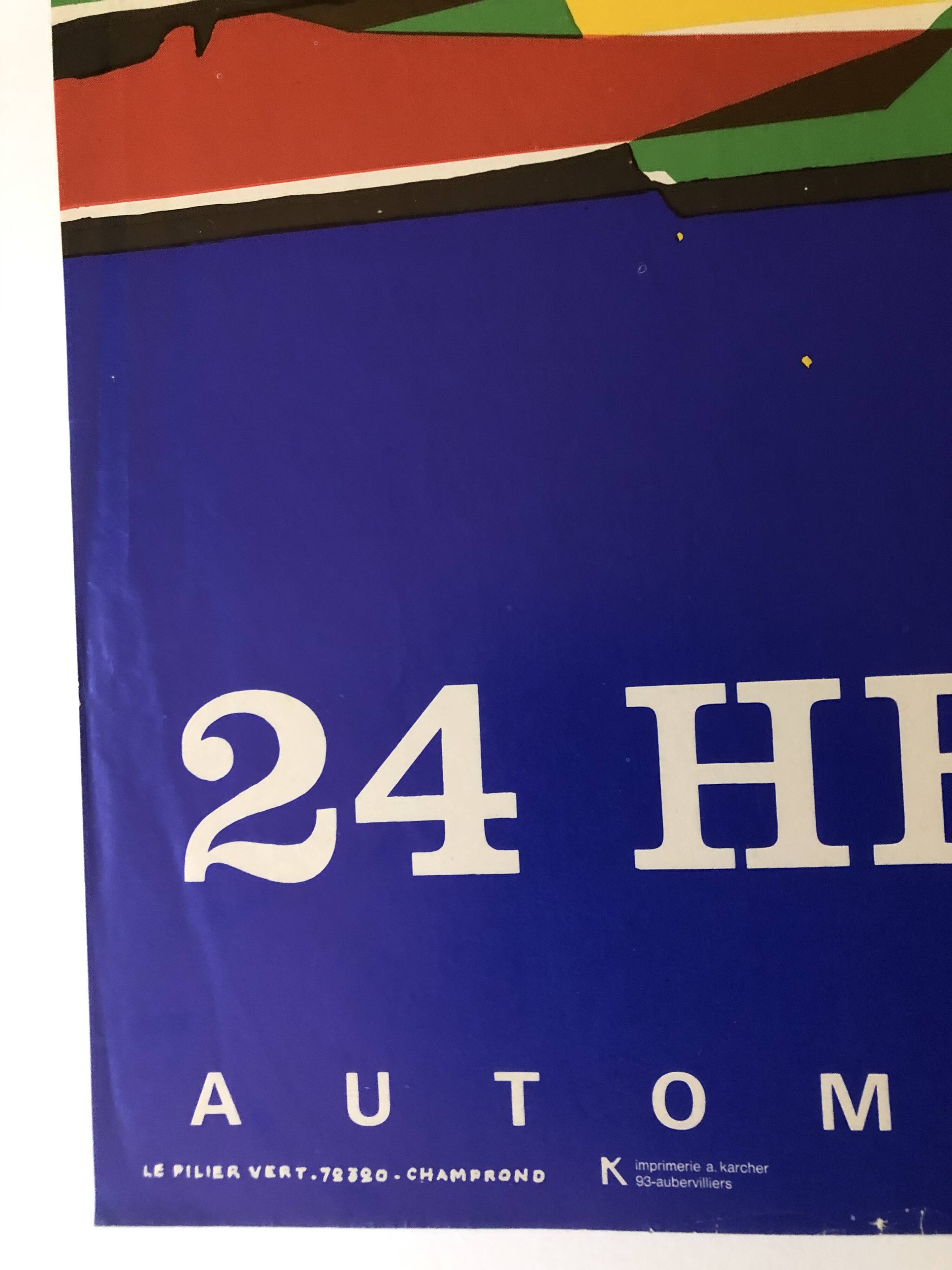 Original poster 24 Hours of Le Mans 1974