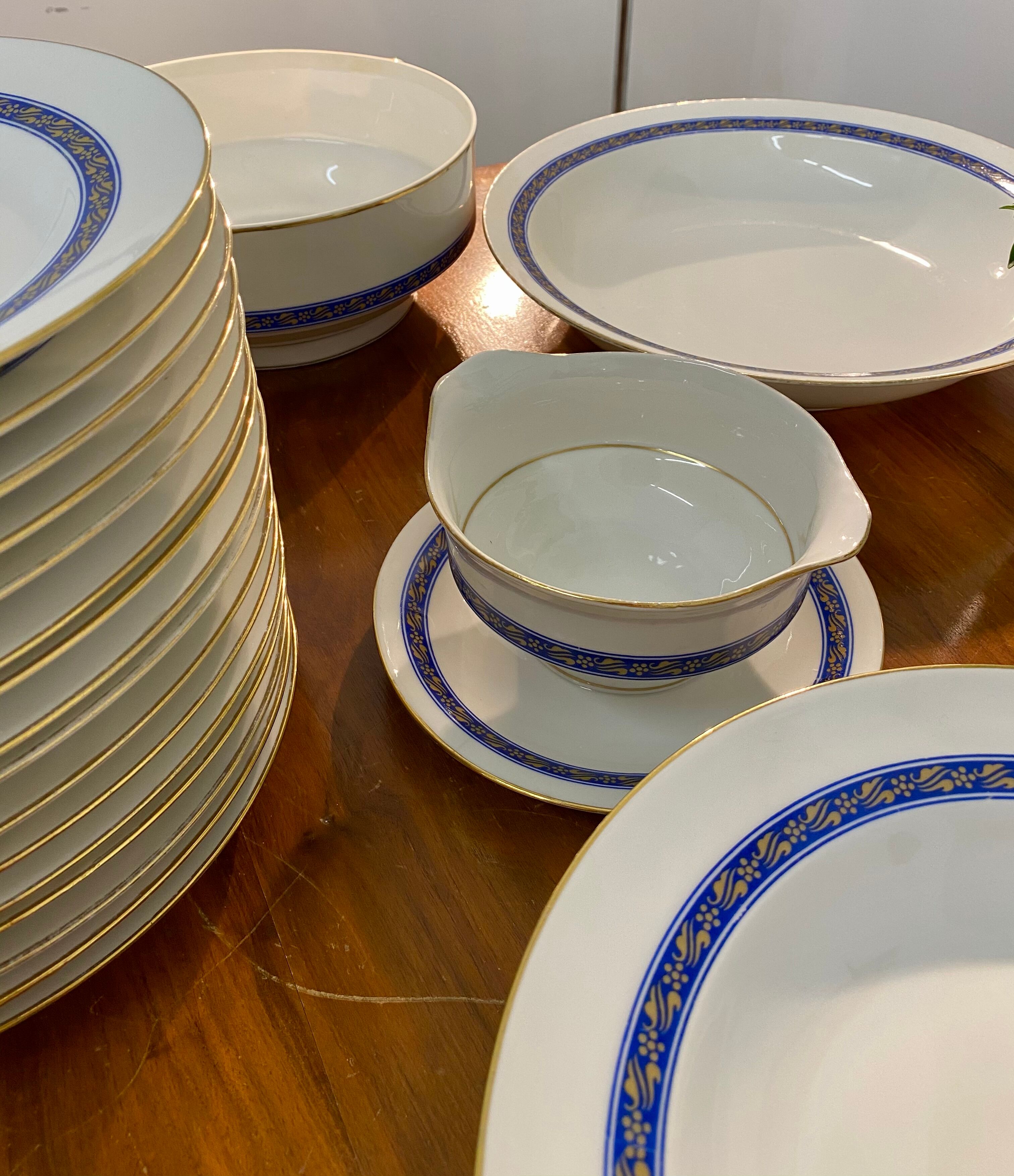 Limoges porcelain service