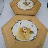 Pair of vintage ceiling lights