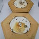 Paire de plafonniers vintage