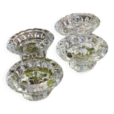 Glass candle holders