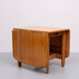 Eero Aarnio Solid Pine wood drop leaf dining table Laukaan Puu 1970s