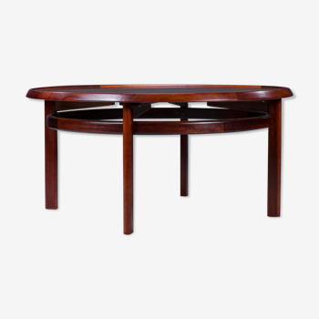 Mid-Century Rosewood Coffee Table by Torbjørn Device for Bruksbo, 1960s