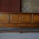 Danish enfilade from the mid-modern century in dark stained oak, 1960s.