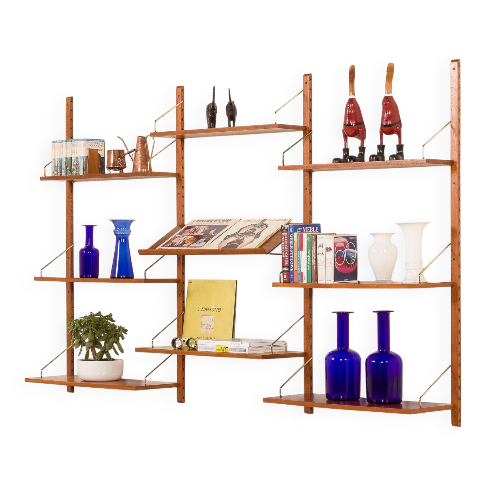 Poul Cadovius Royal shelving unit in teak, 1960s