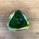 Cendrier Sommerso en verre de Murano en forme de diamant de Flavio Poli pour Seguso