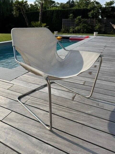 Outdoor Paulistano Armchair by Objekto, designed by Paulo Mendes da Rocha.