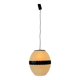 Plexiglass ceiling light in the shape of an egg, 1960s, Italy