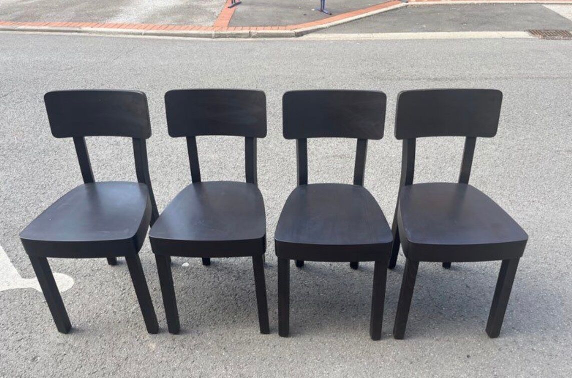 Chaises gervasoni black 123