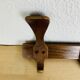 Bruno Paul art deco wall coat rack for Deutsche Werkstätte Hellerau