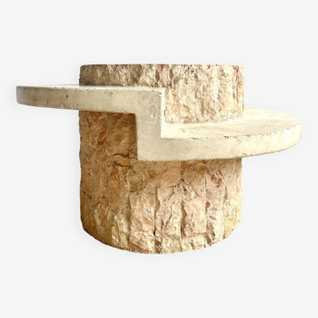 Magnussen ponte travertine coffee table