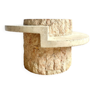 Magnussen ponte travertine coffee table