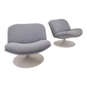 Paire de fauteuils pivotants