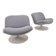 Pair of Artifort Model 508 Swivel Lounge Chairs by Geoffrey Harcourt, 1980s