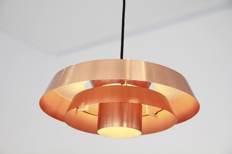 Nova model hanging lamp by Jo Hammerborg for Fog & Mørup Denmark 1960s