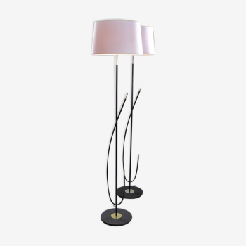 Pair of Arlus floor lamps