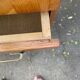 Vintage chest of drawers with compass feet