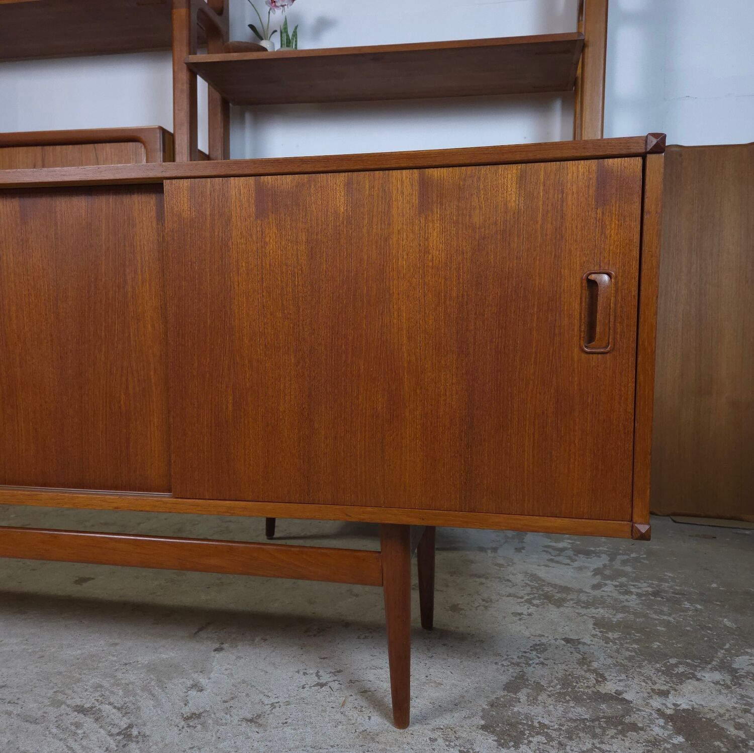Müsterring Möbel, vintage 1960s teak sideboard 243cm!
