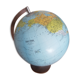 Barren luminous earth globe