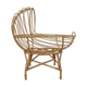 Vintage rattan cradle 1950