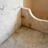 Wood dressing table and marble