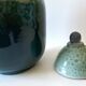 Unusual Vase/Pot/Urn, Glazed Terracotta Ceramic, Red, Signed "DP"