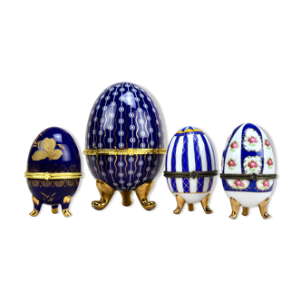 Limoges Egg, collection porcelain eggs