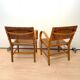Gelenka Armchairs in Solid Beech Wood, Germany, 1950, Set of 2