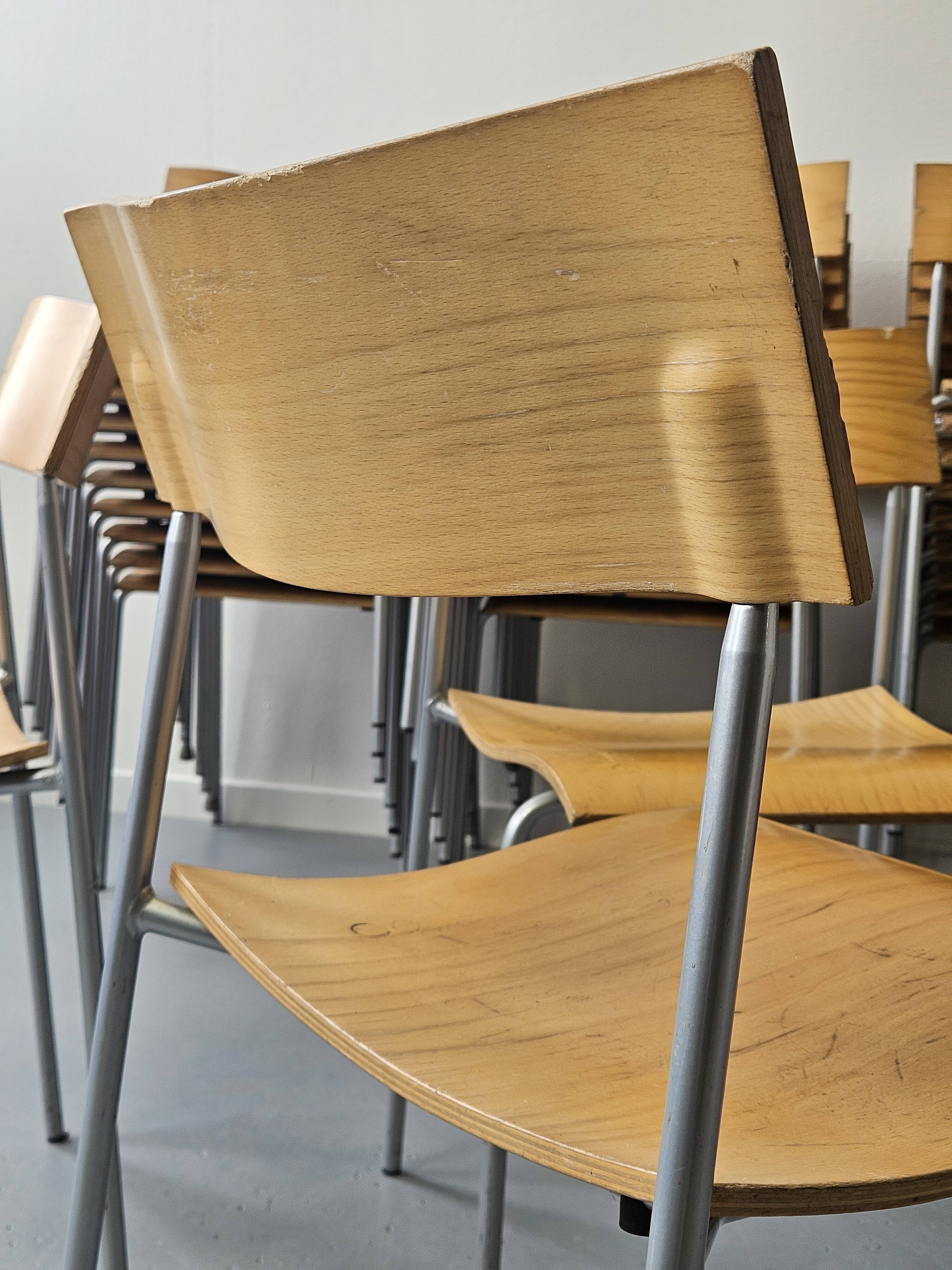 50 Campus chairs by Johannes Foersom, Sweden 1990s
