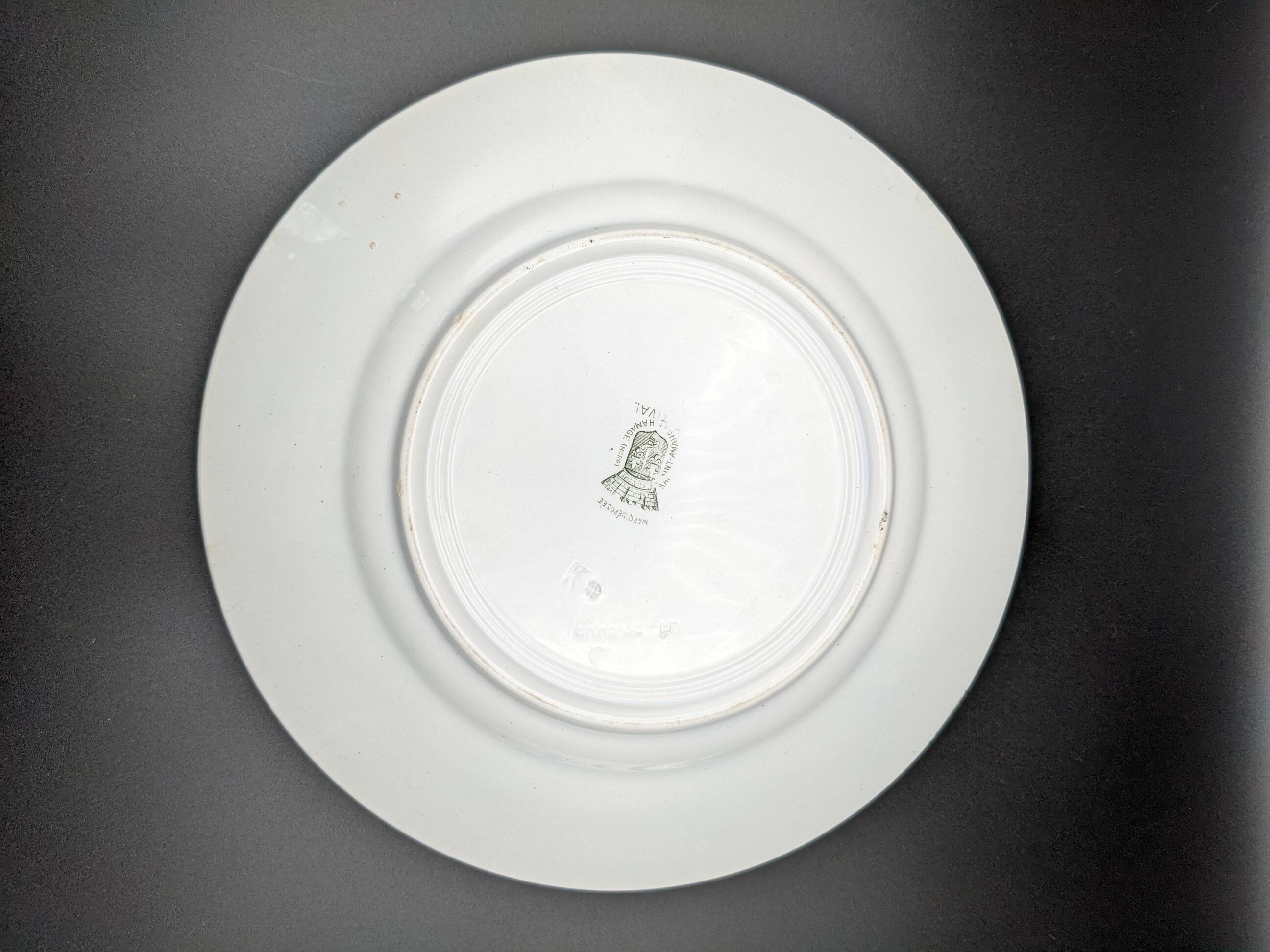 7 old plates Iron Earth Moulins des Loups Hamage model Summer