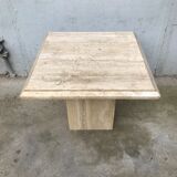 Beige traverine coffee table