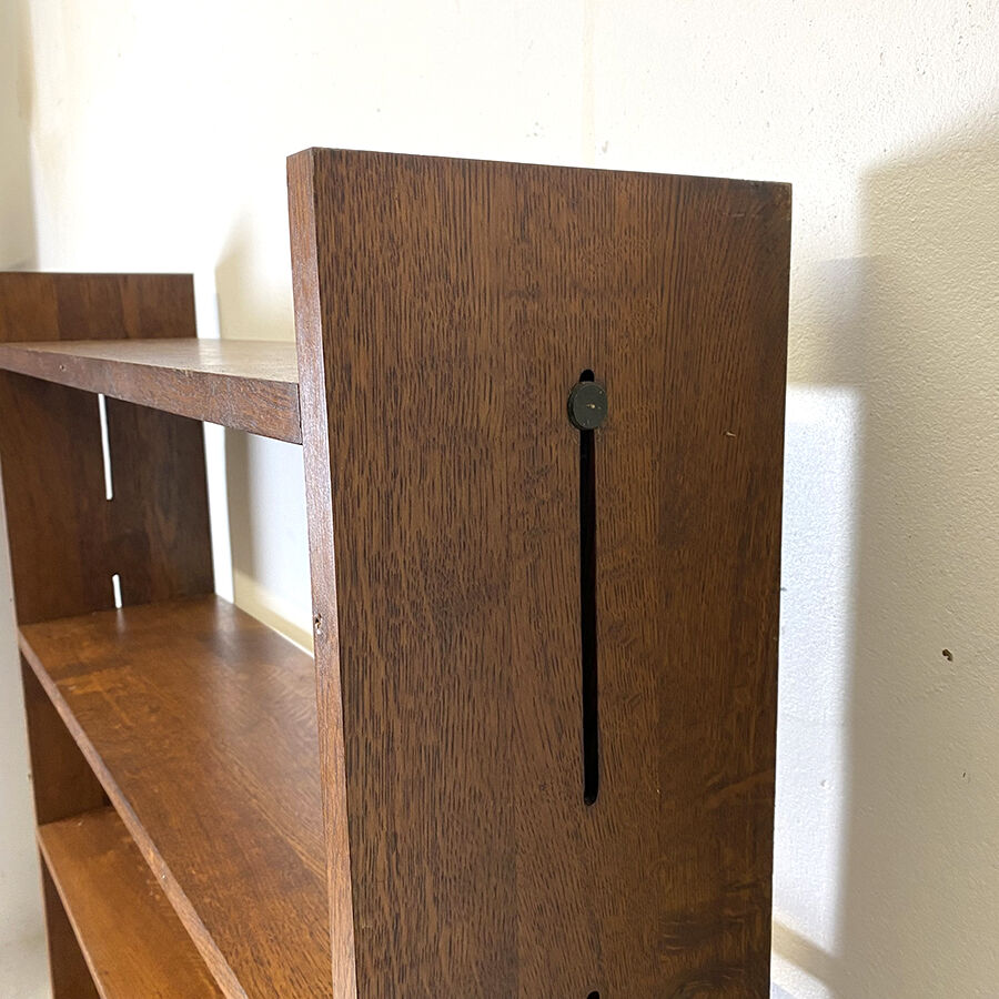 Modular shelf solid oak vintage 80's