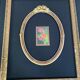 Set of 8 gilded wood or resin or vintage brass frames